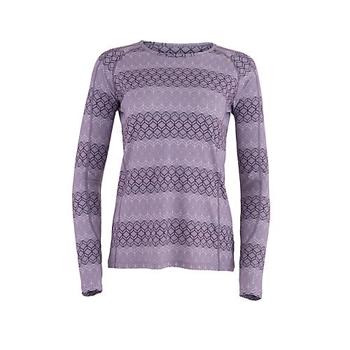 Noble Equestrian Hailey L/S Crew in Grape Royale